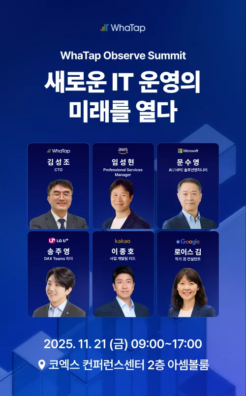 WhaTap Observe Summit 2025: Observability와 AI새로운 IT 운영의 미래를 열다