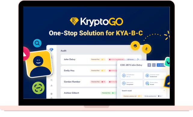 虛擬資產交易服務的 KYC、AML 需求浮上檯面！KryptoGO Compliance 偕蓋亞資訊首創監理調查引擎