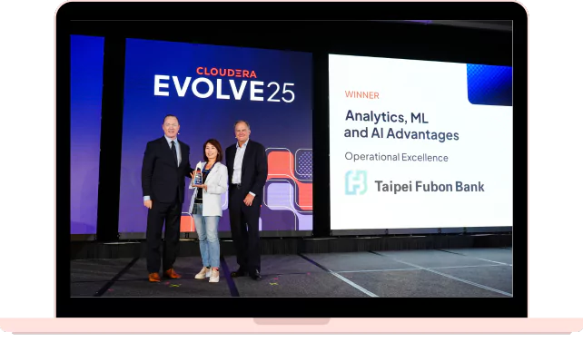 思路迅案例分享 AI創新獲國際肯定 北富銀勇奪 Cloudera 2025大獎