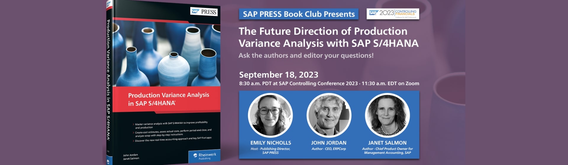 SAP PRESS Book Club:John Jordan and Janet Salmon