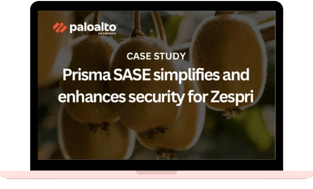 Prisma SASE simplifies and enhances security for Zespri