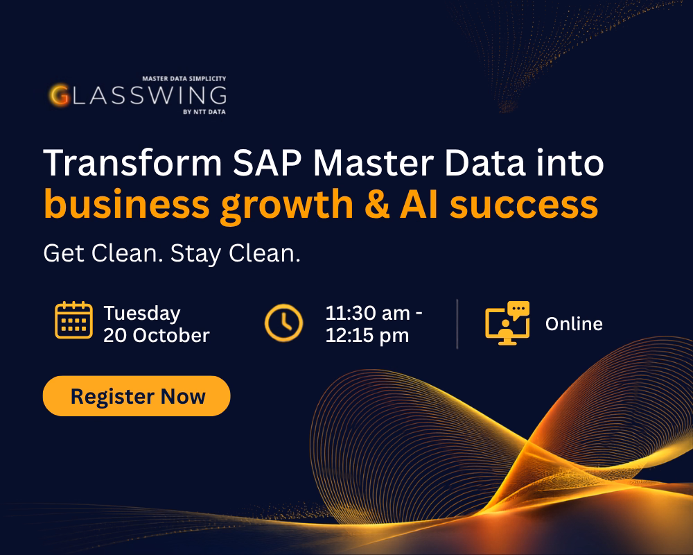 Transform SAP Master Data into business growth & AI success